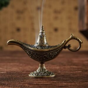 Aladdin Magic Lamp Alloy Incense Burner